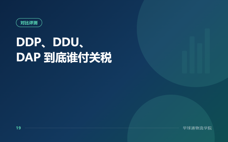 DDP、DDU、DAP 到底谁付关税