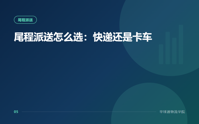 尾程派送怎么选：快递还是卡车