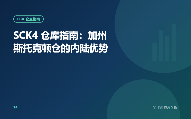 SCK4 仓库指南：加州斯托克顿仓的内陆优势
