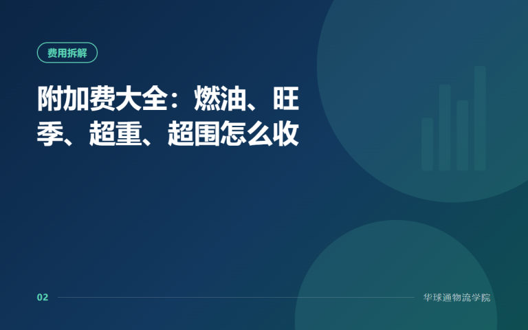 附加费大全：燃油、旺季、超重、超围怎么收
