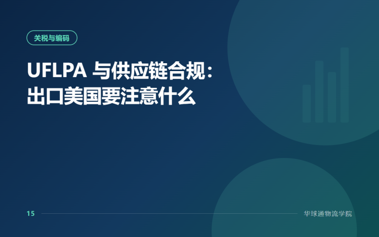 UFLPA 与供应链合规：出口美国要注意什么