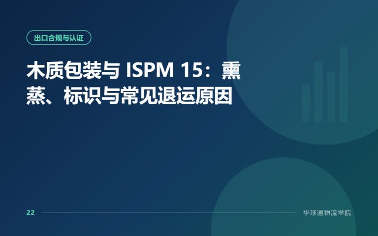 木质包装与 ISPM 15：熏蒸、标识与常见退运原因